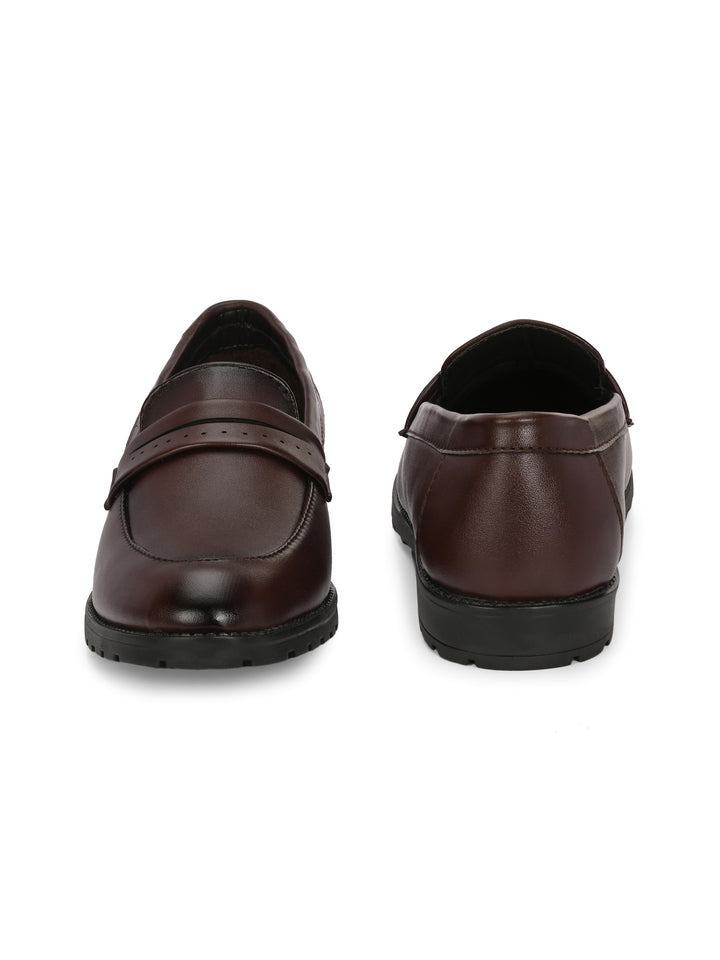 CARLO ROMANO BY WASAN BROWN COLOUR VEGAN LEATHER MOCCASIN FOR MEN