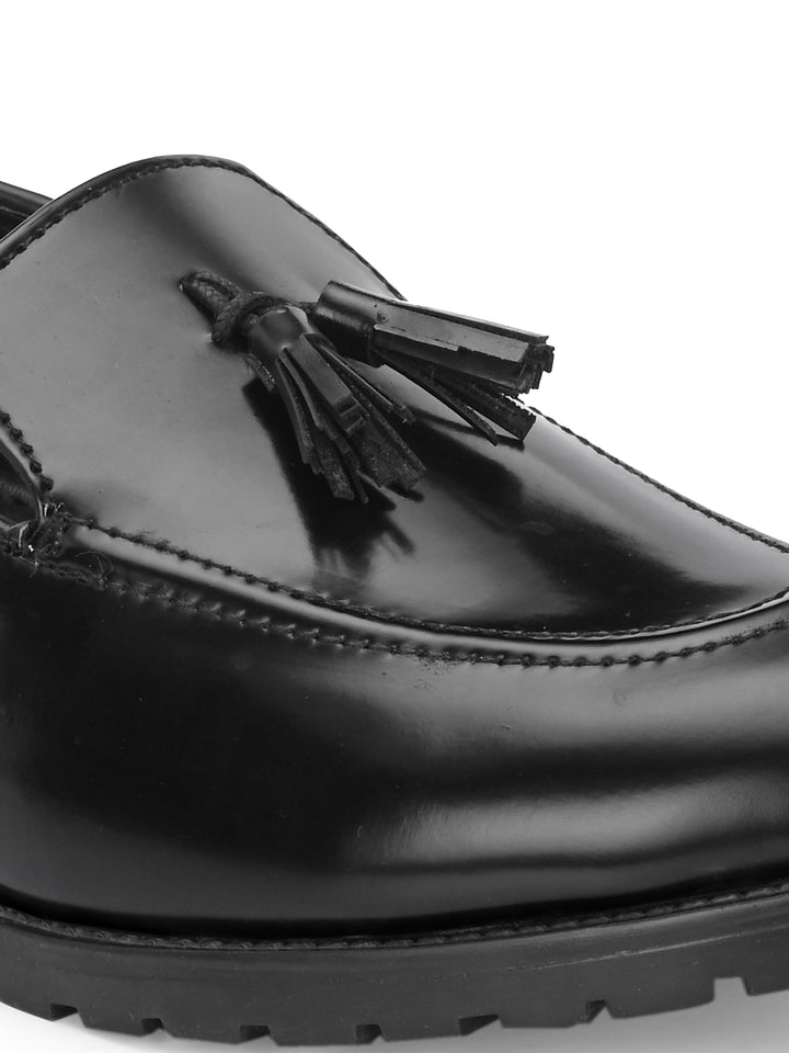 CARLO ROMANO BY WASAN PATENT VEGAN LEATHER COLOUR SLIP-ON MOCCASIN SHOES FOR MEN