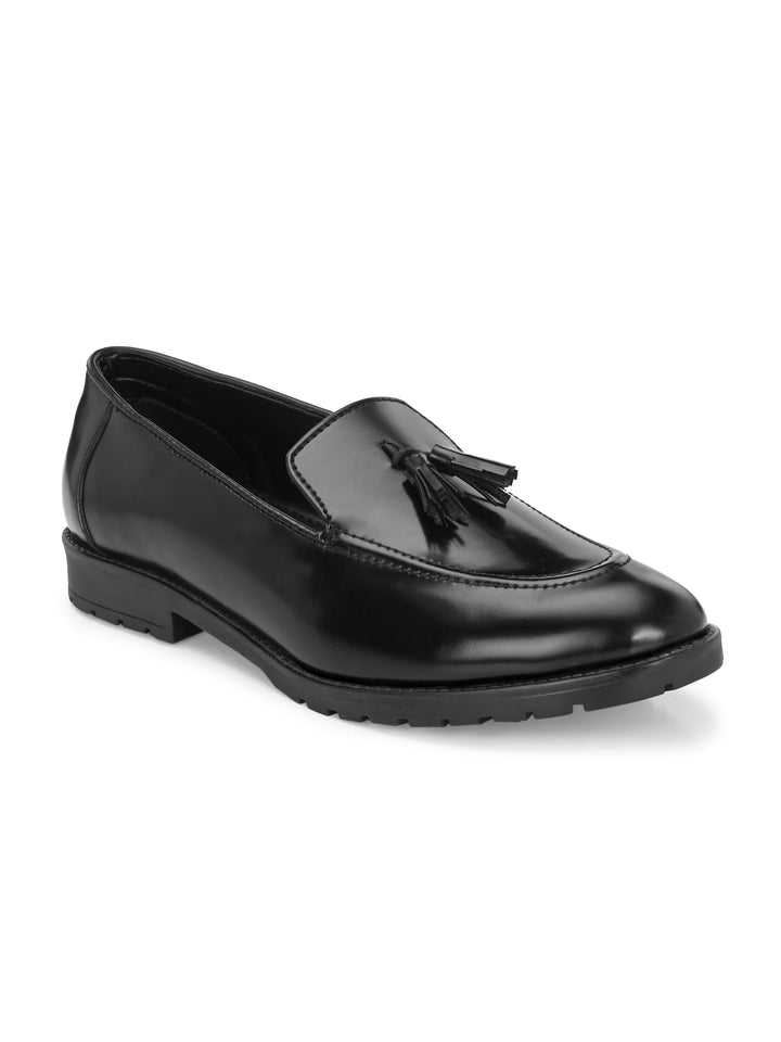 CARLO ROMANO BY WASAN PATENT VEGAN LEATHER COLOUR SLIP-ON MOCCASIN SHOES FOR MEN