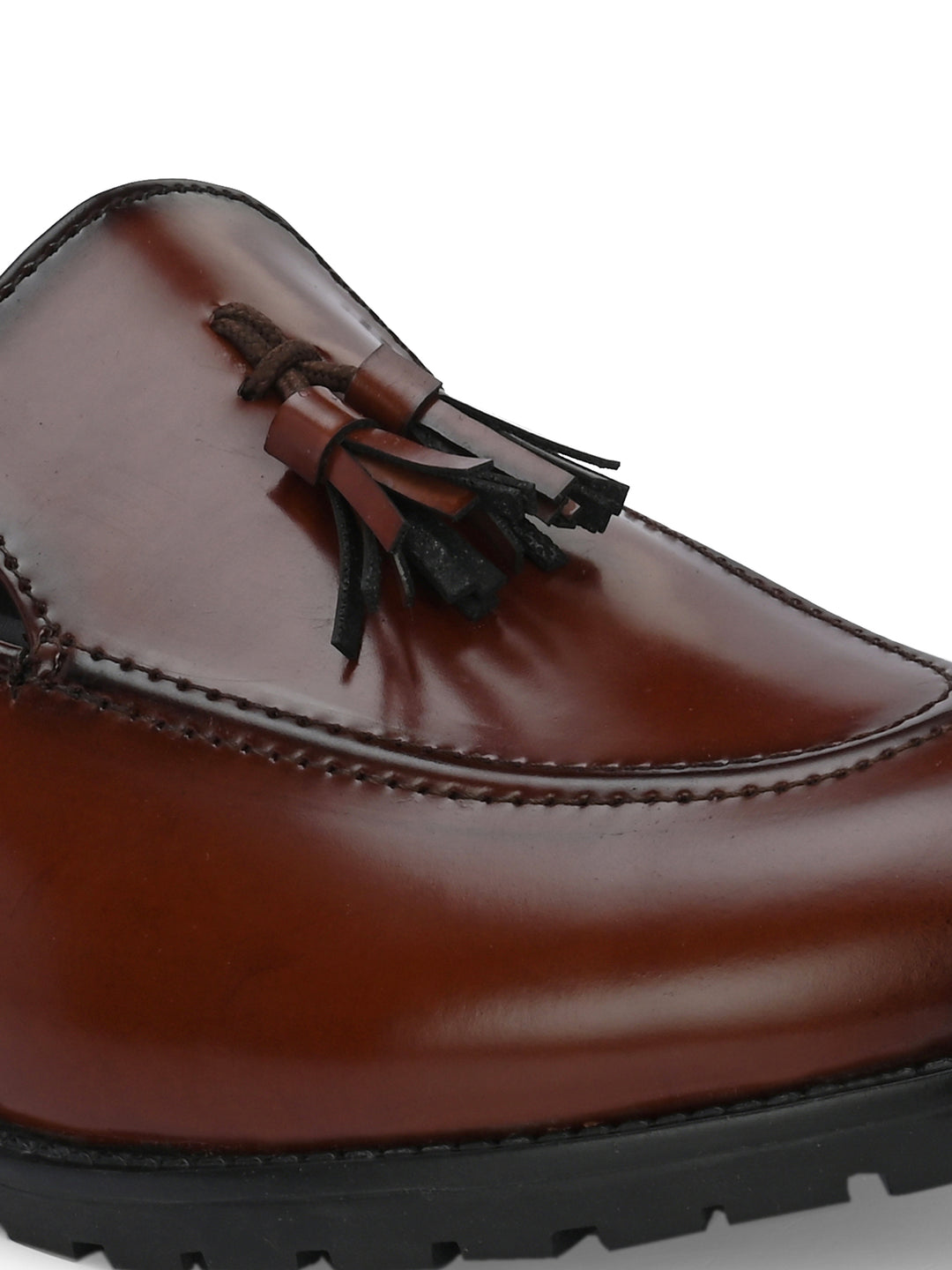 CARLO ROMANO BY WASAN PATENT VEGAN LEATHER COLOUR SLIP-ON MOCCASIN SHOES FOR MEN