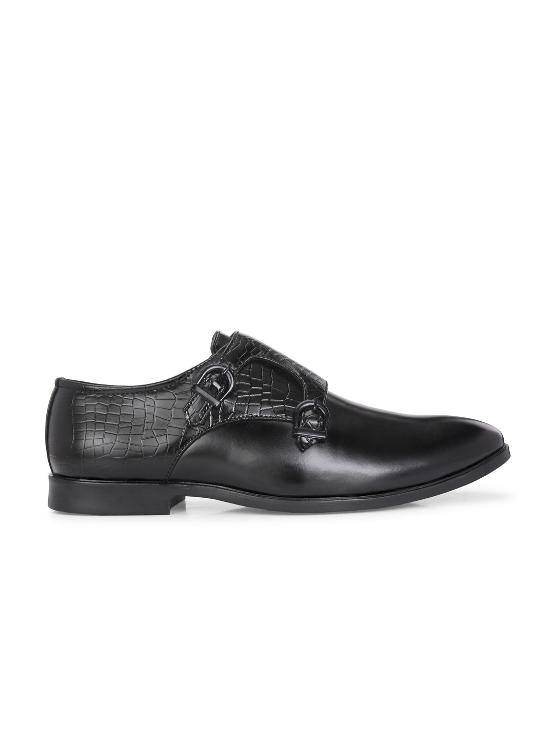 CARLO ROMANO BY WASAN VEGAN LEATHER MONK SHOES FOR MEN