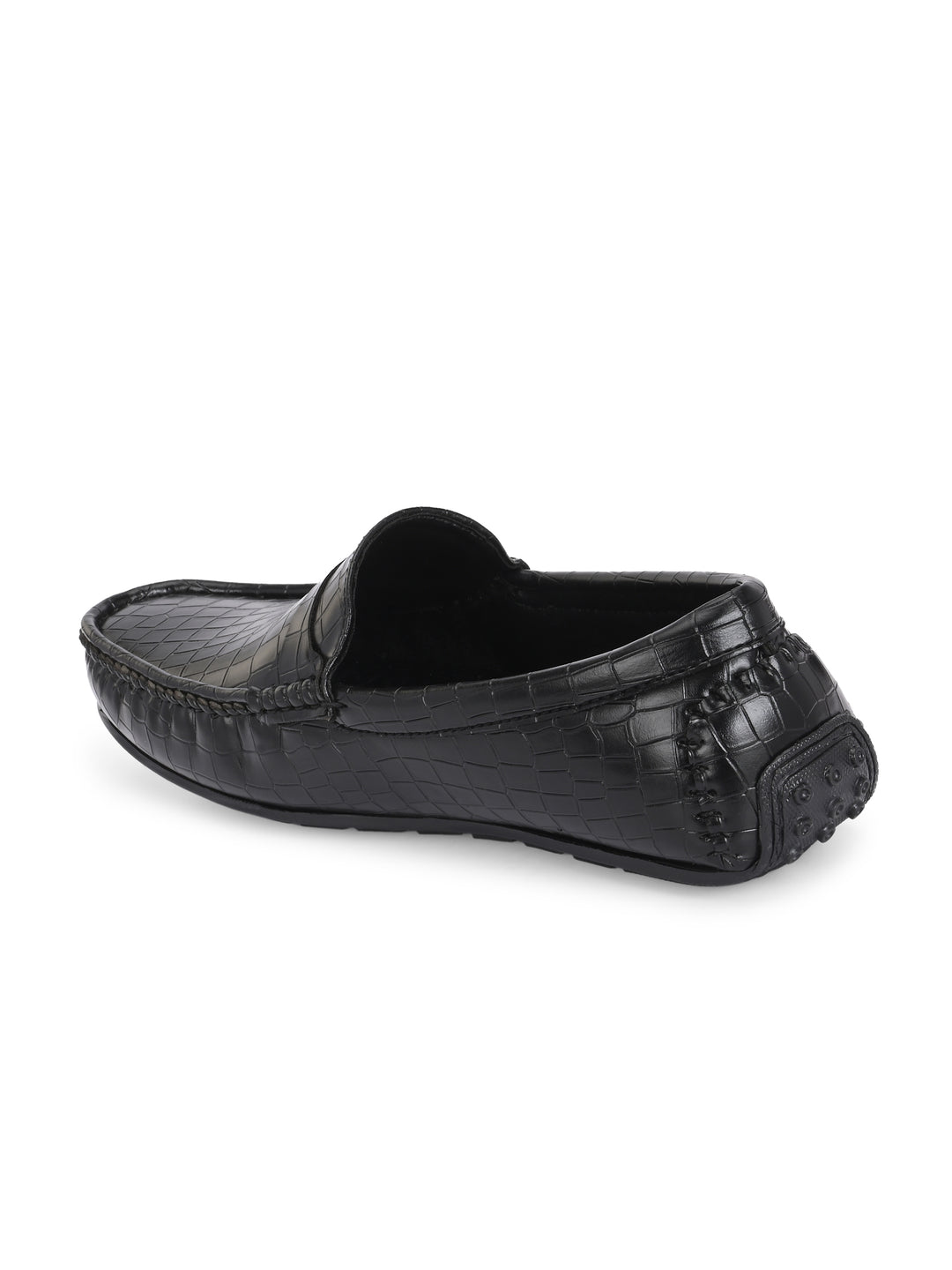 CARLO ROMANO BY WASAN VEGAN LEATHER CROCO PATENT MOCCASIN FOR MEN