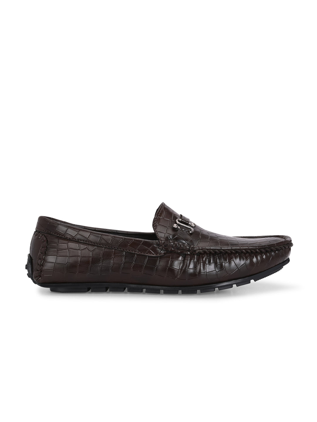 CARLO ROMANO BY WASAN VEGAN LEATHER CROCO PATENT MOCCASIN FOR MEN