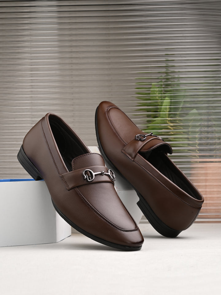 CARLO ROMANO BY WASAN VEGAN LEATHER SLIP ON MOCCASIN SHOE FOR MEN