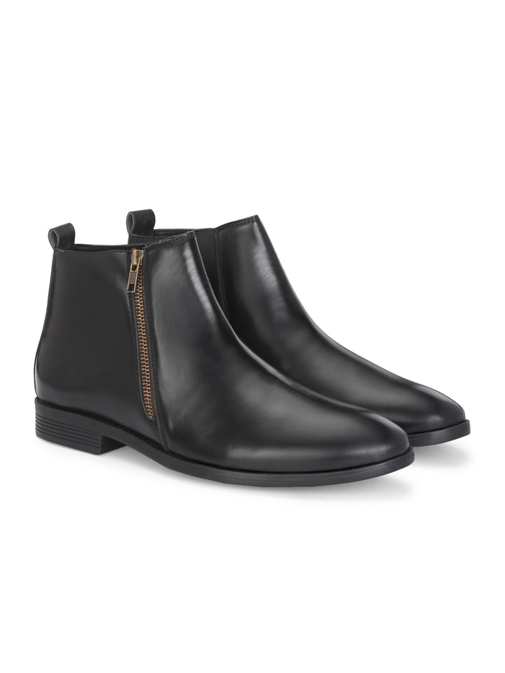 CARLO ROMANO BY WASAN VEGAN LEATHER ANKLE BOOT FOR MEN