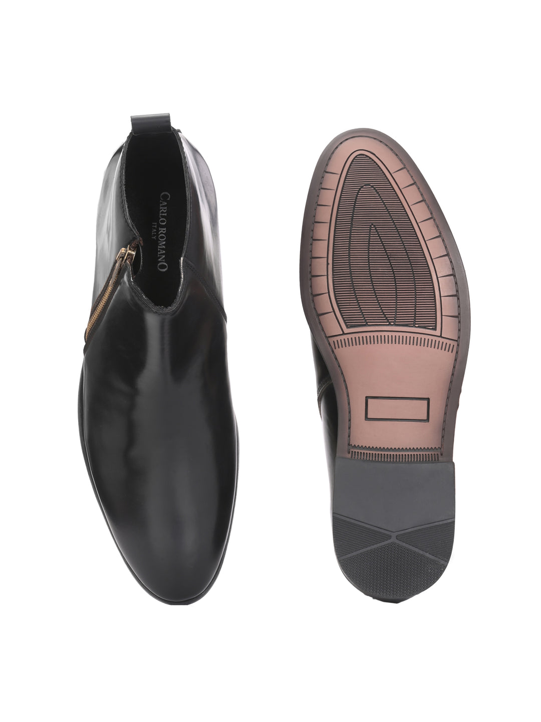 CARLO ROMANO BY WASAN VEGAN LEATHER ANKLE BOOT FOR MEN