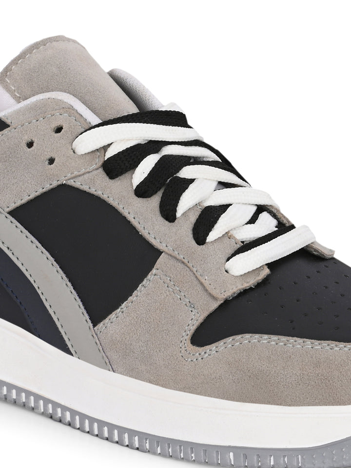 CARLO ROMANO BY WASAN VEGAN LEATHER LACE UP CASUAL SNEAKER  FOR MEN