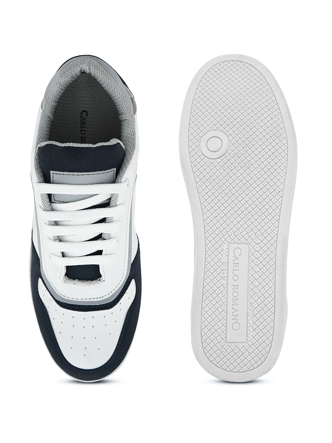 CARLO ROMANO BY WASAN SKY WHITE COLOUR SNEAKER SHOE FOR MEN