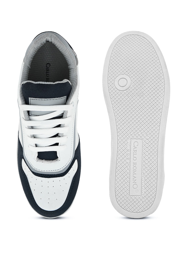 CARLO ROMANO BY WASAN SKY WHITE COLOUR SNEAKER SHOE FOR MEN