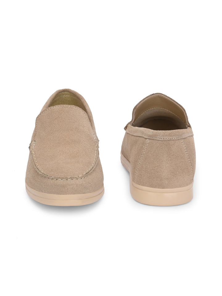 CARLO ROMANO SUEDE LEATHER STYLISH LOAFER SHOES FOR WOMEN