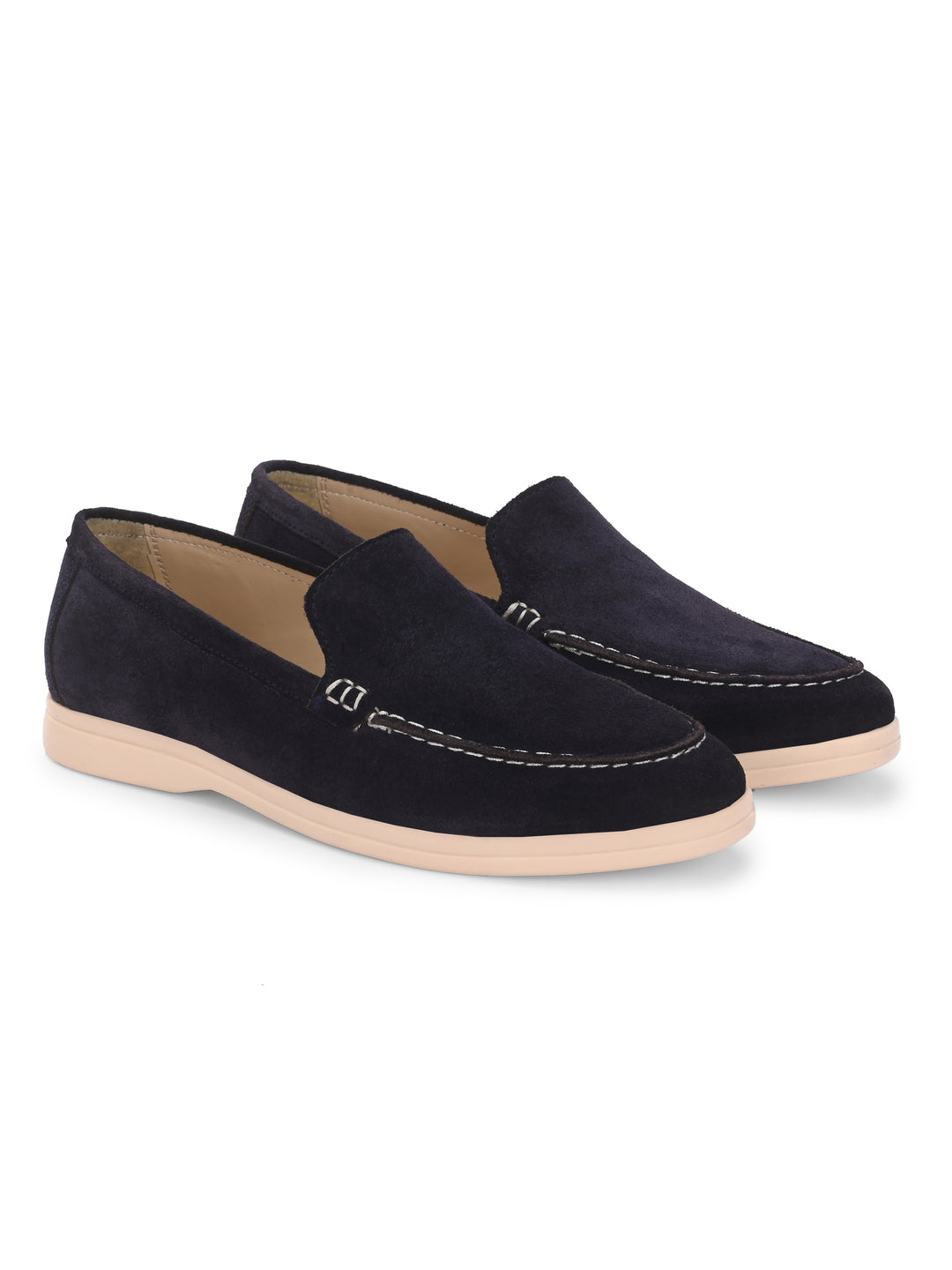 CARLO ROMANO SUEDE LEATHER STYLISH LOAFER SHOES FOR WOMEN
