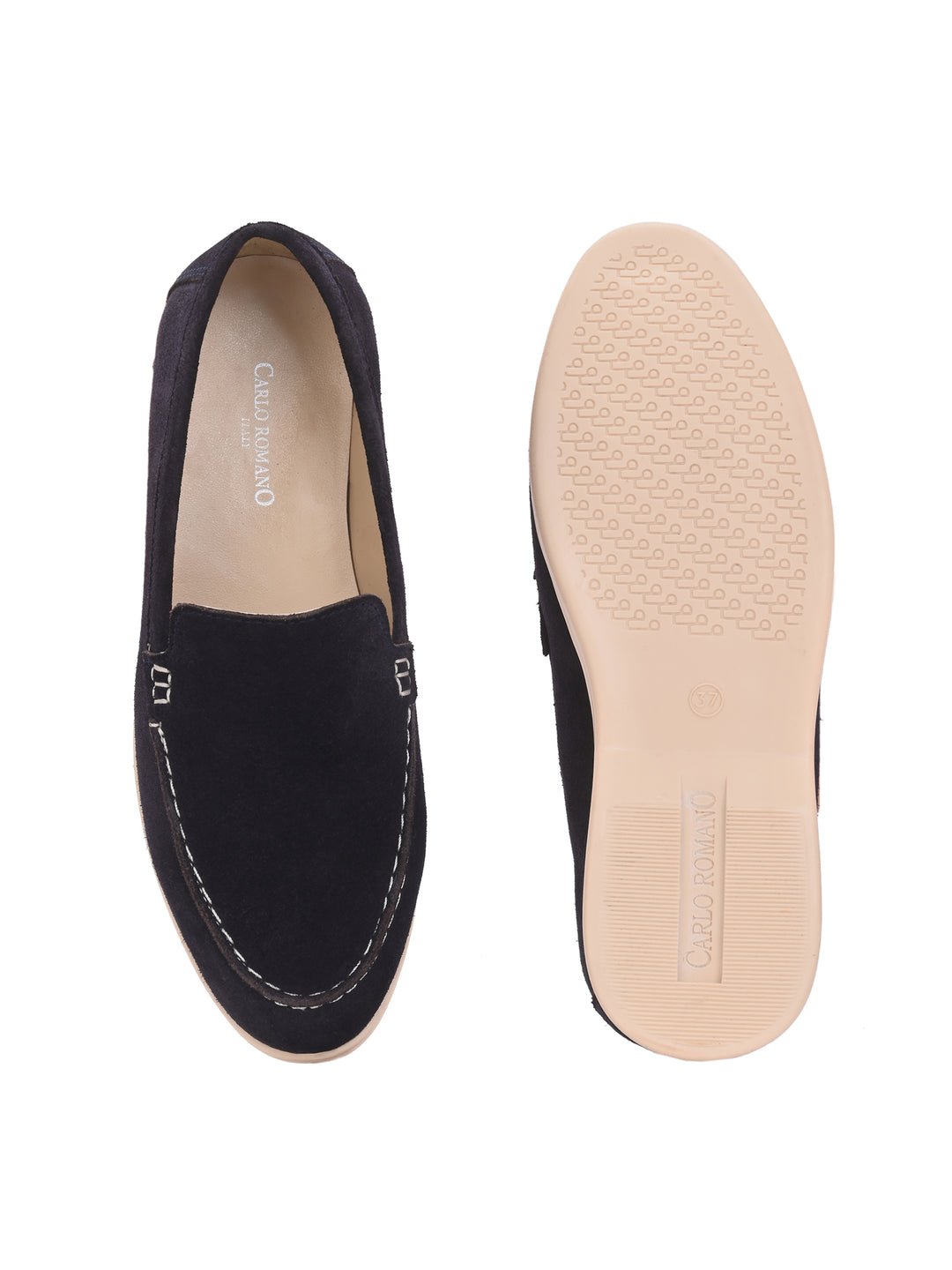 CARLO ROMANO SUEDE LEATHER STYLISH LOAFER SHOES FOR WOMEN