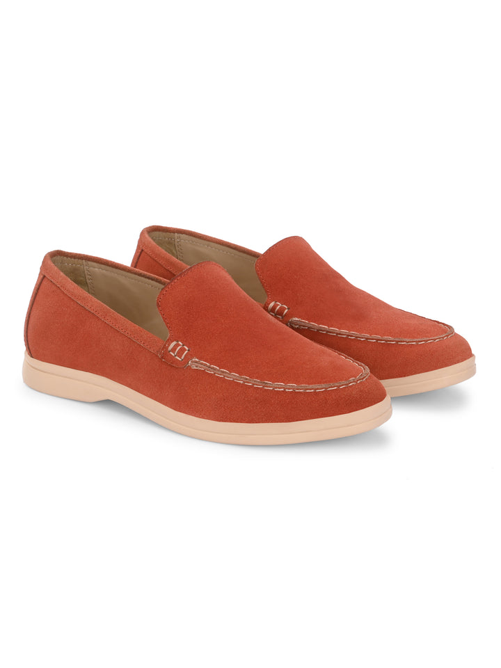 CARLO ROMANO SUEDE LEATHER STYLISH LOAFER SHOES FOR WOMEN
