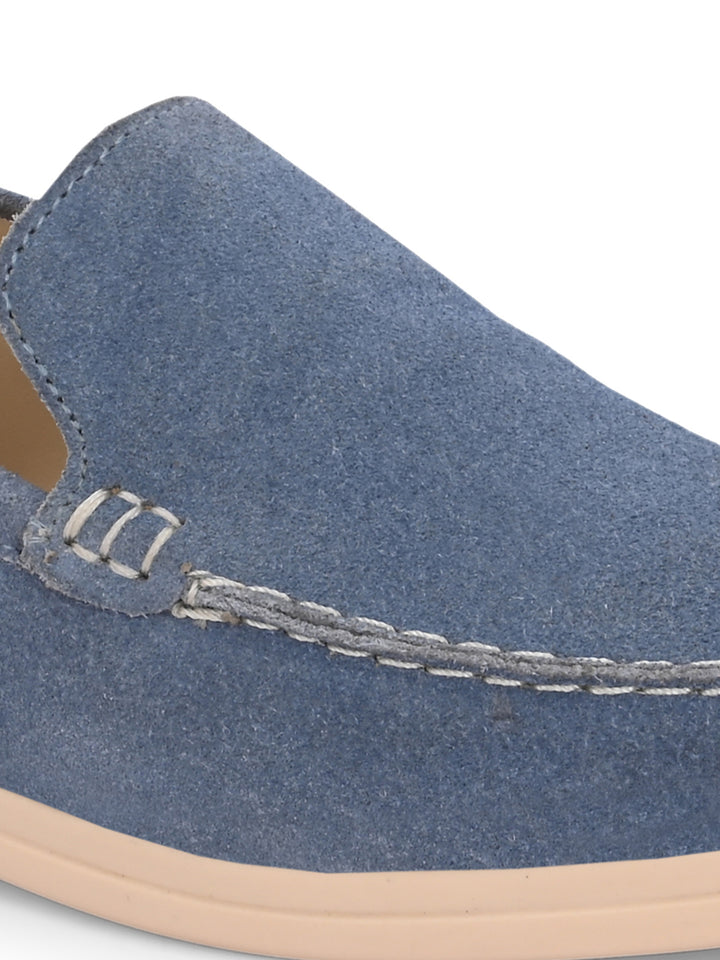 CARLO ROMANO SUEDE LEATHER STYLISH LOAFER SHOES FOR WOMEN