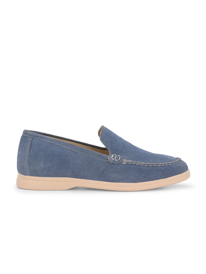 CARLO ROMANO SUEDE LEATHER STYLISH LOAFER SHOES FOR WOMEN