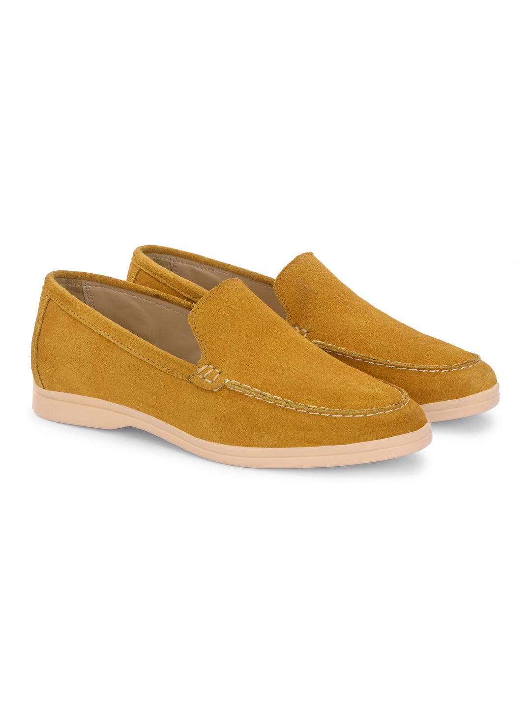 CARLO ROMANO SUEDE LEATHER STYLISH LOAFER SHOES FOR WOMEN