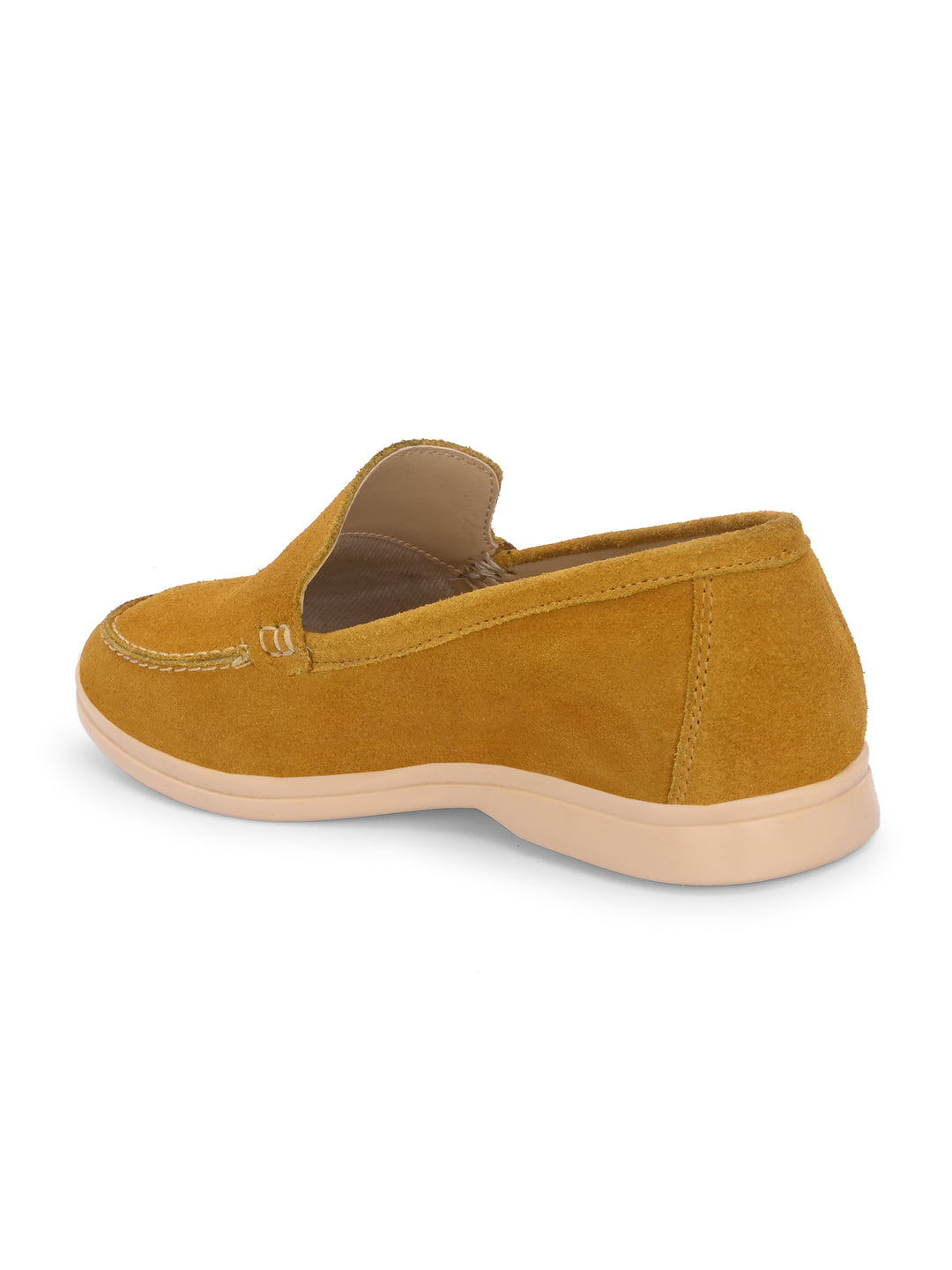 CARLO ROMANO SUEDE LEATHER STYLISH LOAFER SHOES FOR WOMEN