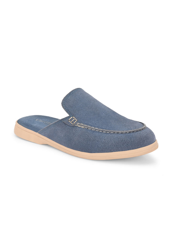 CARLO ROMANO BY WASAN PREMIUM STYLISH SUEDE LEATHER MULES FOR WOMENS