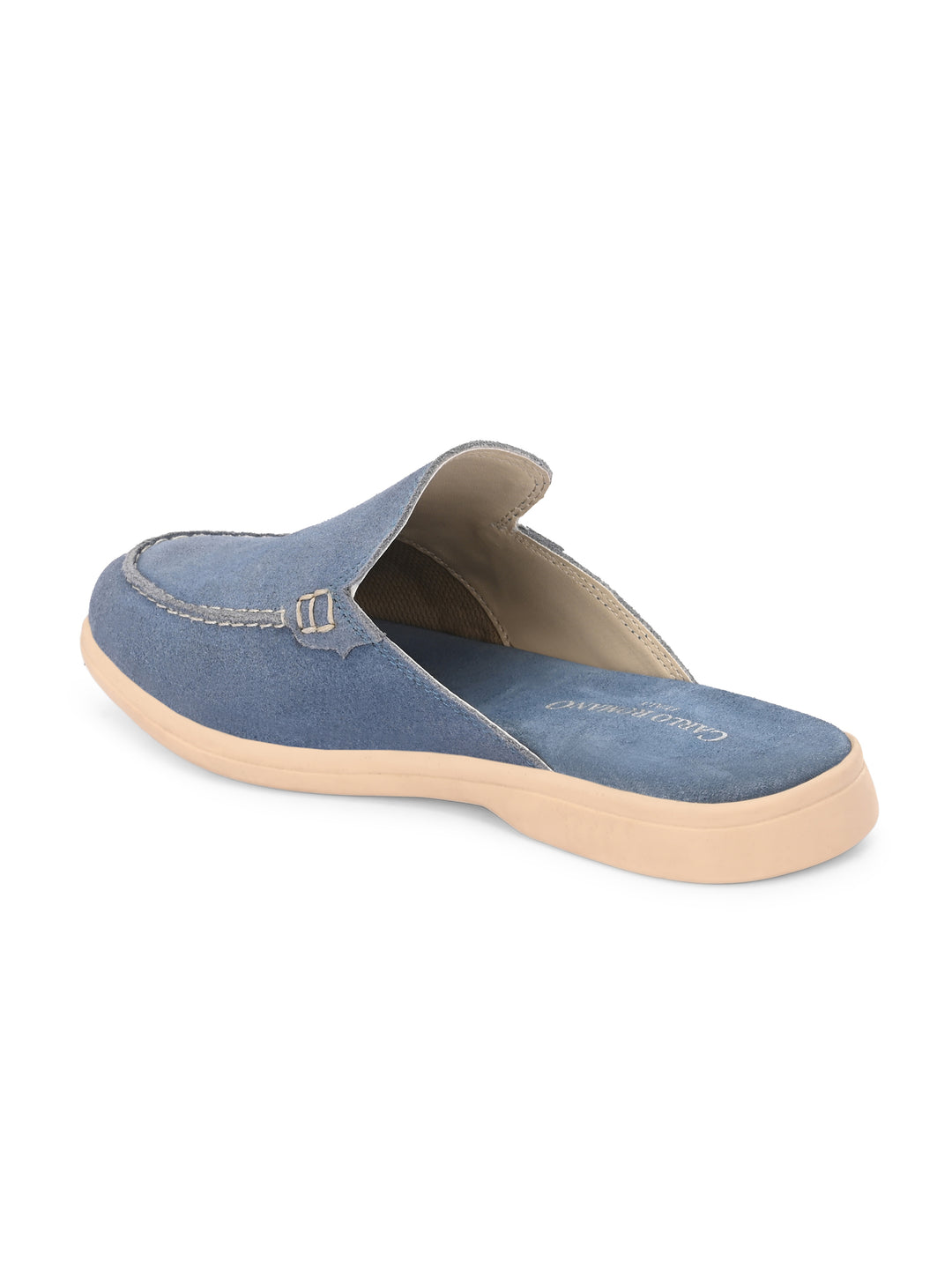 CARLO ROMANO BY WASAN PREMIUM STYLISH SUEDE LEATHER MULES FOR WOMENS