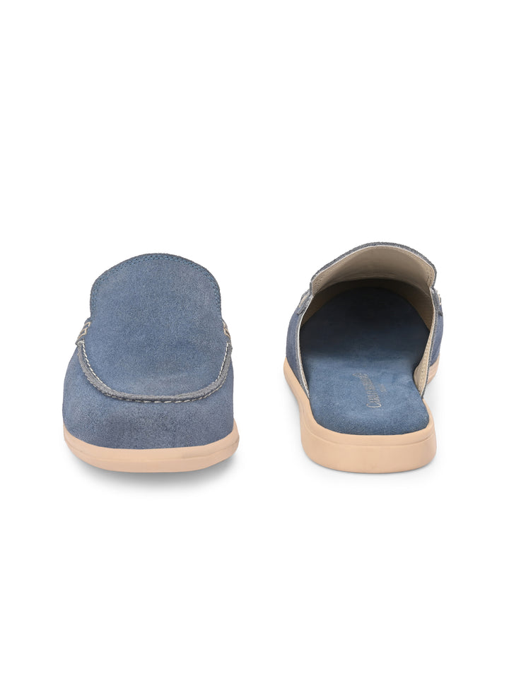 CARLO ROMANO BY WASAN PREMIUM STYLISH SUEDE LEATHER MULES FOR WOMENS