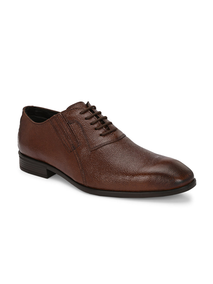 CARLO ROMANO BY WASAN BROWN COLOR GENUINE LEATHER  SHOES FOR MEN