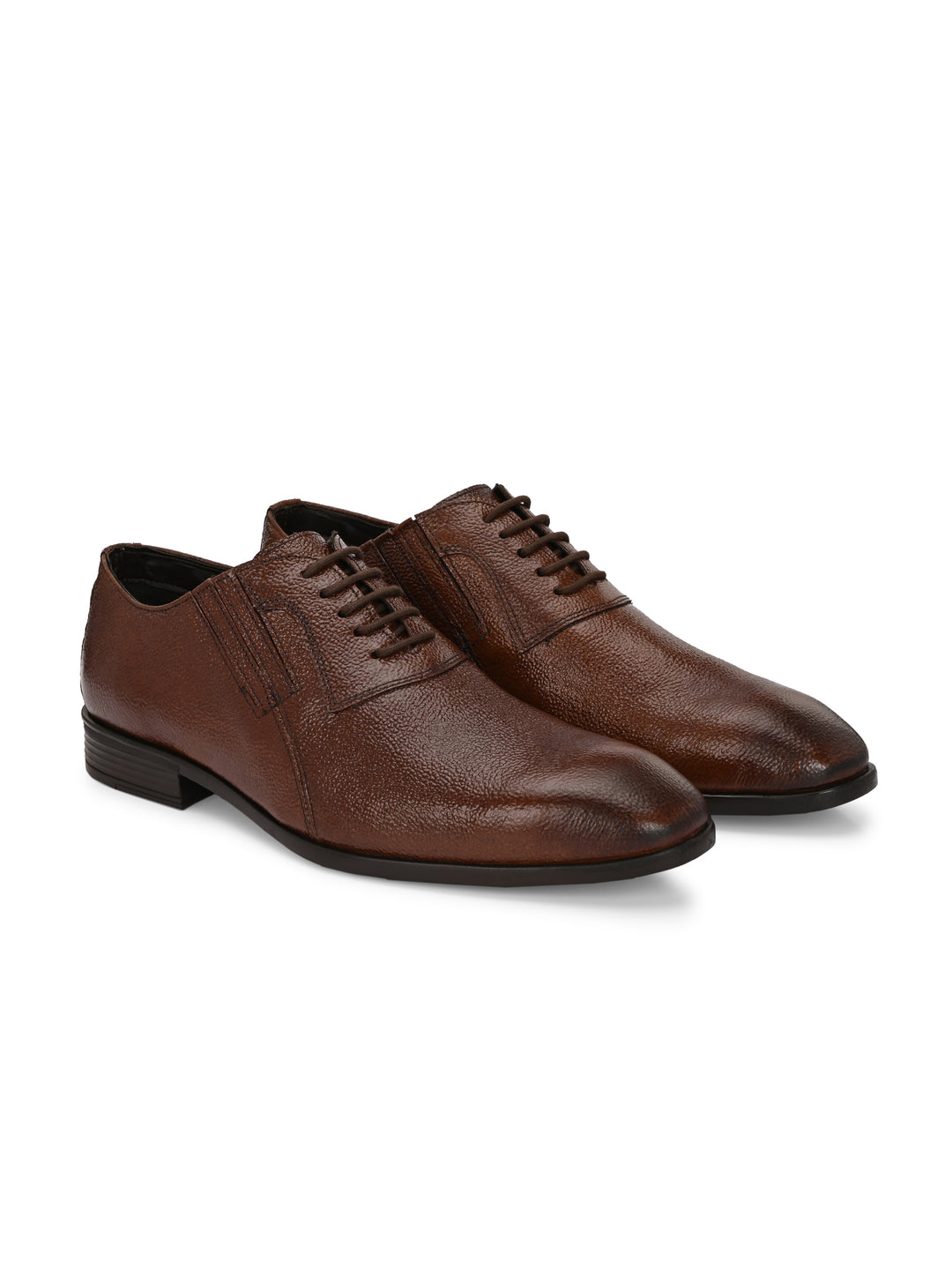 CARLO ROMANO BY WASAN BROWN COLOR GENUINE LEATHER  SHOES FOR MEN