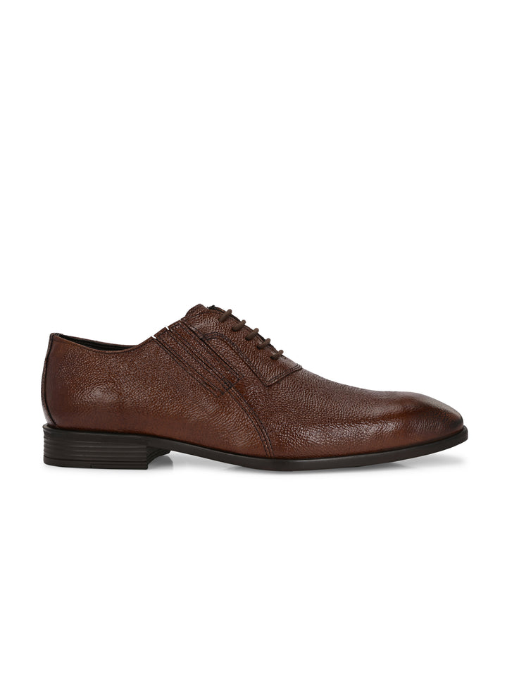 CARLO ROMANO BY WASAN BROWN COLOR GENUINE LEATHER  SHOES FOR MEN