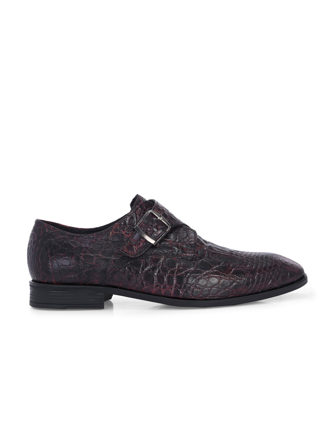CARLO ROMANO BY WASAN PREMIUM STYLISH CROCO PRINTED LEATHER SHOES FOR MEN