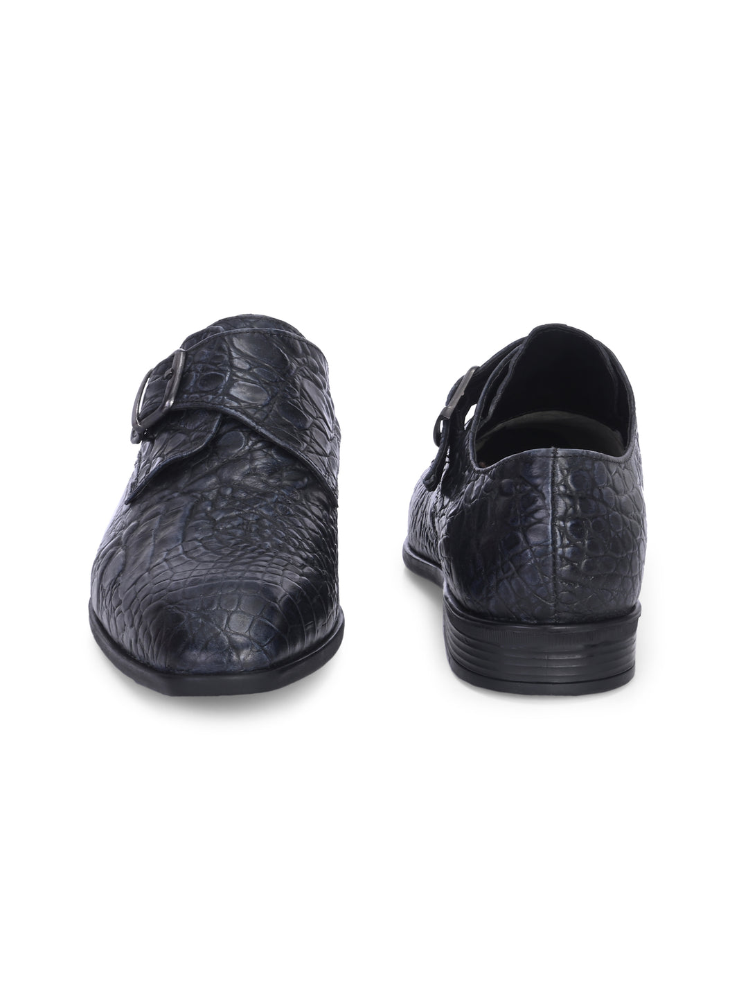 CARLO ROMANO BY WASAN PREMIUM STYLISH CROCO PRINTED LEATHER SHOES FOR MEN