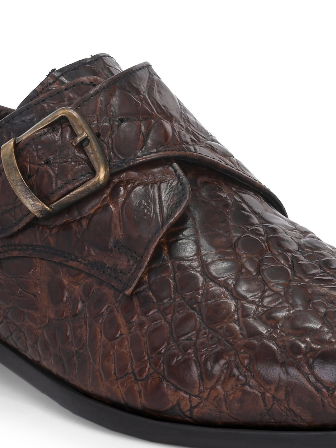 CARLO ROMANO BY WASAN PREMIUM STYLISH CROCO PRINTED LEATHER SHOES FOR MEN