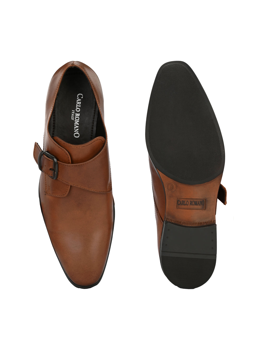 CARLO ROMANO BY WASAN SHOE MEN'S Mock Shoes Leather Crust