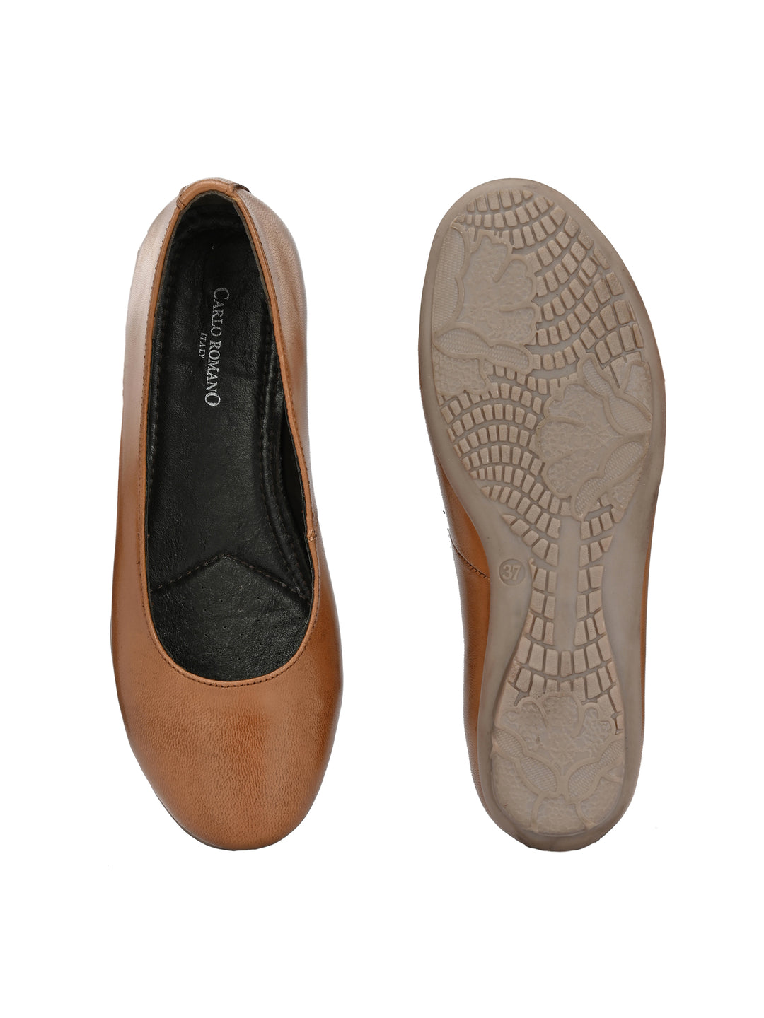 CARLO ROMANO by Wasan Shoes Women's Genuine Sheep Leather Slip on Belly