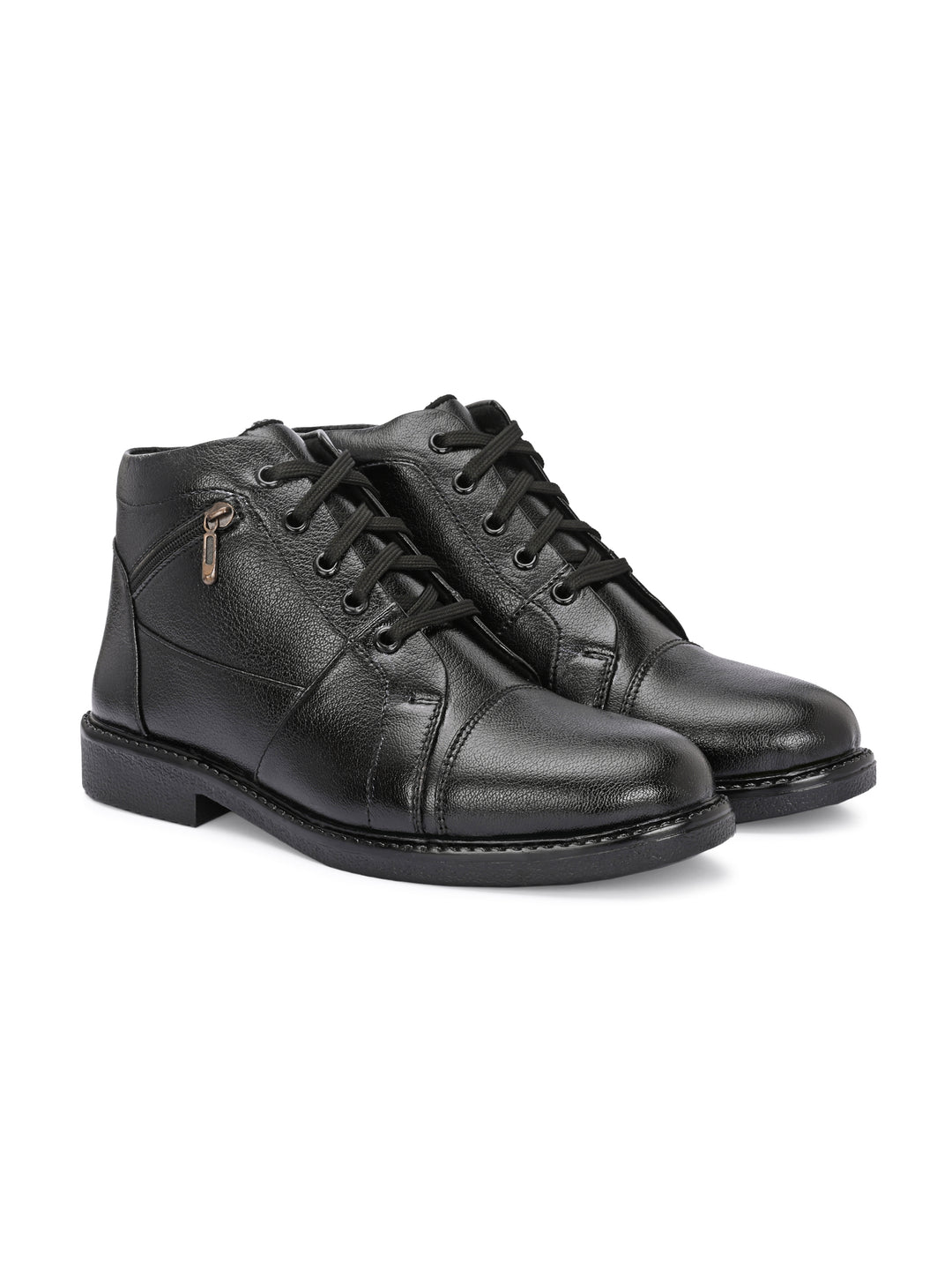 CARLO ROMANO VEGAN LEATHER ANKEL LACE UP BOOT FOR MEN