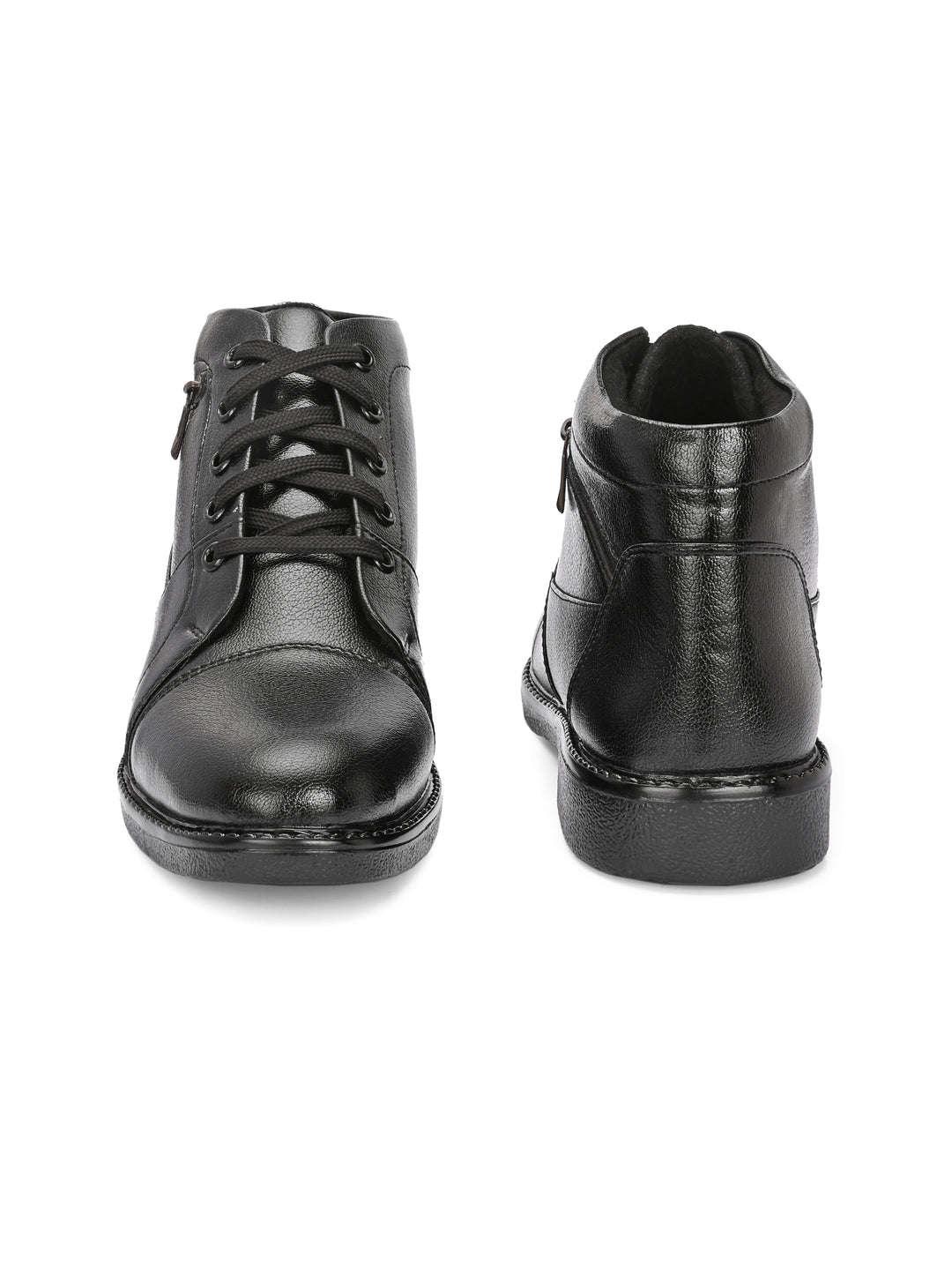 CARLO ROMANO VEGAN LEATHER ANKEL LACE UP BOOT FOR MEN