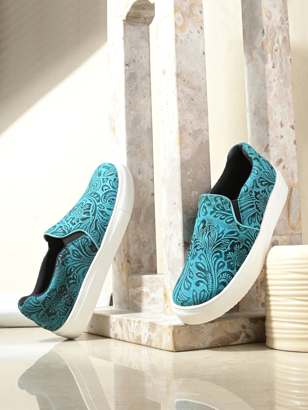 CARLO ROMANO GENUINE SUEDE LEATHER CASUAL SNEAKER FOR WOMEN