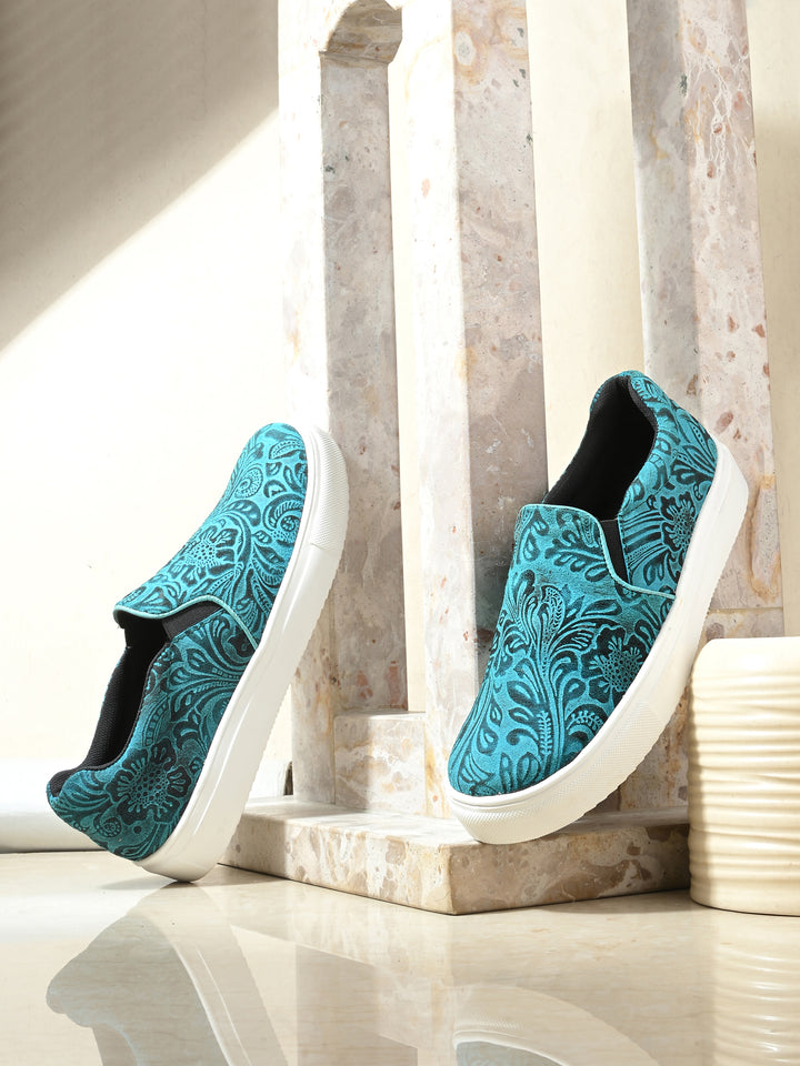 CARLO ROMANO GENUINE SUEDE LEATHER CASUAL SNEAKER FOR WOMEN