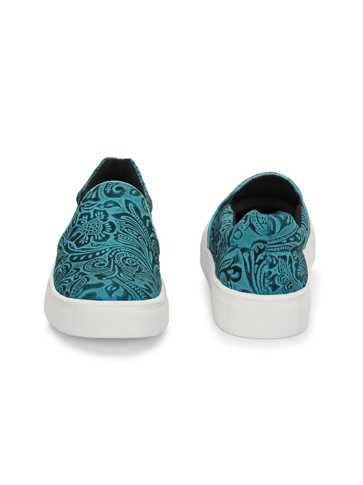 CARLO ROMANO GENUINE SUEDE LEATHER CASUAL SNEAKER FOR WOMEN