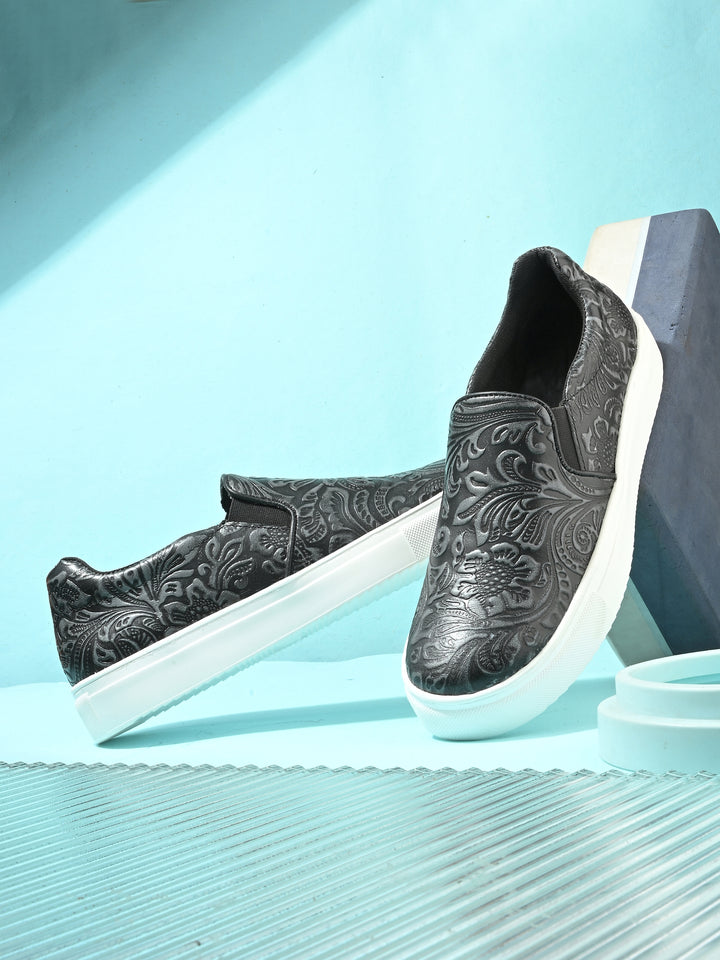 CARLO ROMANO GENUINE LEATHER CASUAL SNEAKER FOR WOMEN