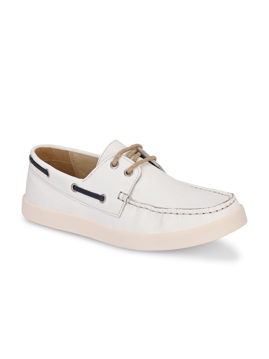 CARLO ROMANO GENUINE LEATHER BOAT SHOE FOR MEN