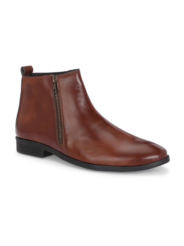 CARLO ROMANO BY WASAN VEGAN LEATHER ANKLE BOOT FOR MEN