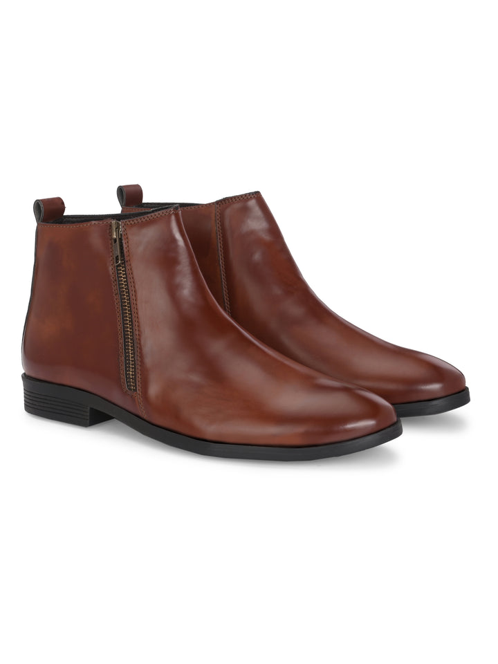 CARLO ROMANO BY WASAN VEGAN LEATHER ANKLE BOOT FOR MEN