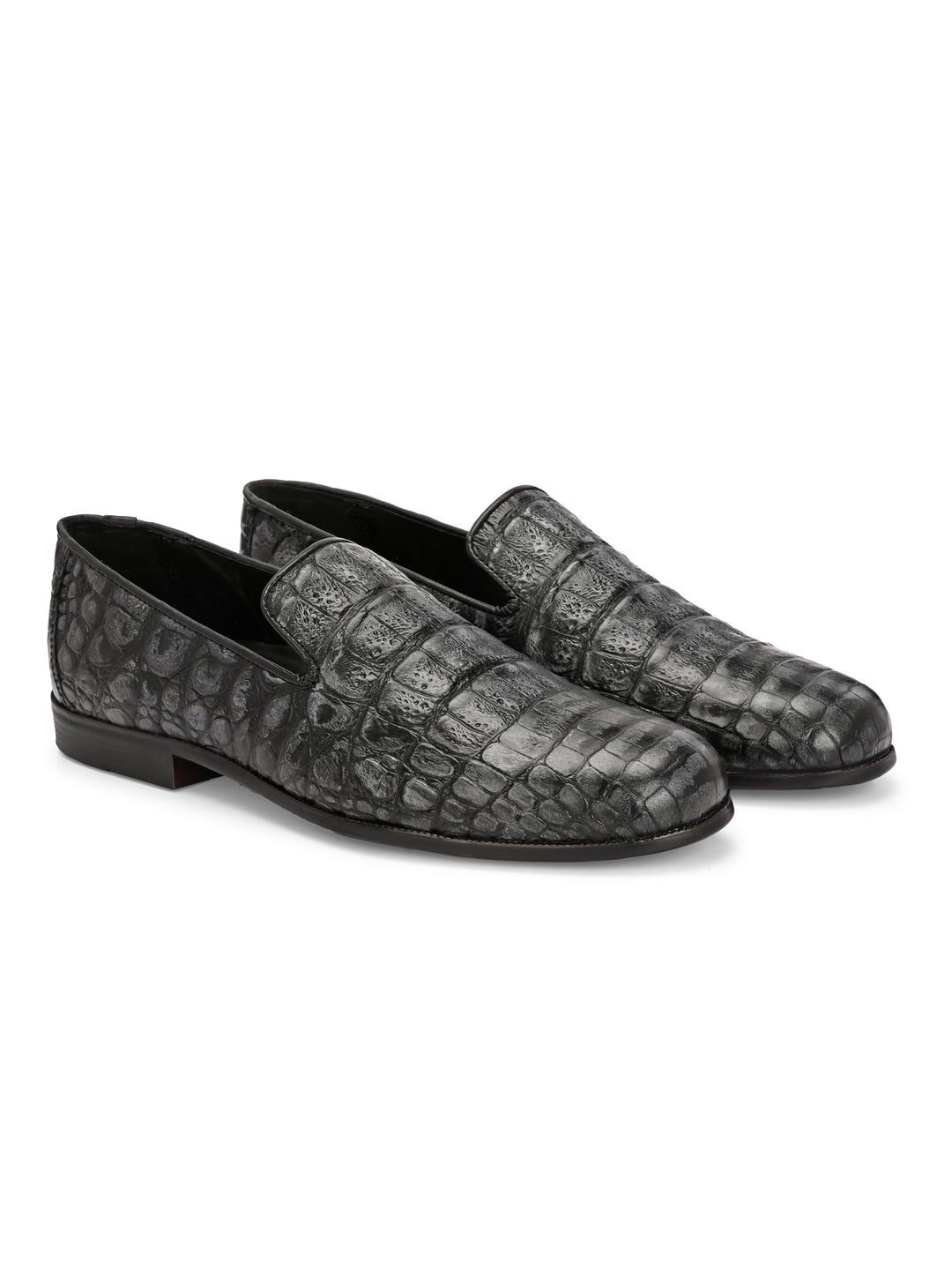 Carlo Romano Genuine Premium Leather | Croco Print Design Shoes for Men