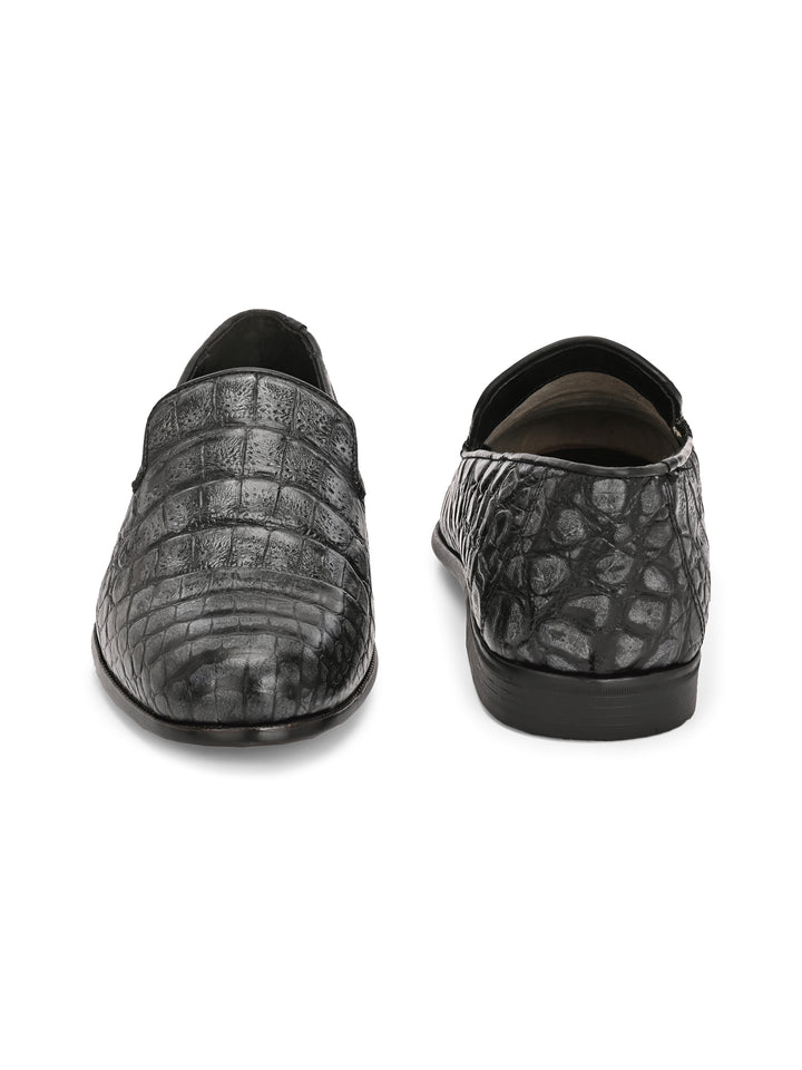 Carlo Romano Genuine Premium Leather | Croco Print Design Shoes for Men