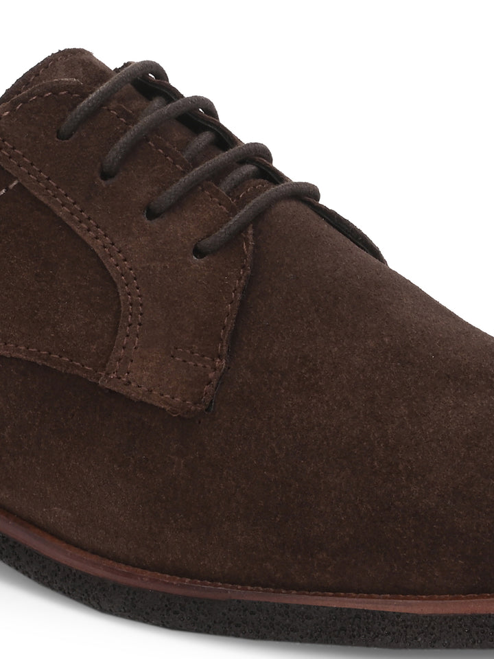 CARLO ROMANO BY WASAN  SUEDE LEATHER LACE UP SHOES FOR MEN