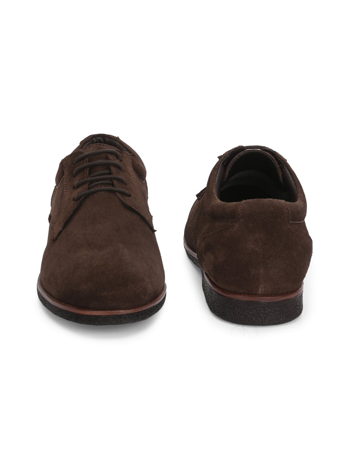 CARLO ROMANO BY WASAN  SUEDE LEATHER LACE UP SHOES FOR MEN