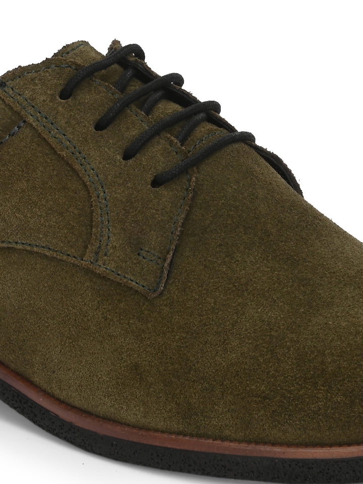 CARLO ROMANO BY WASAN  SUEDE LEATHER LACE UP SHOES FOR MEN