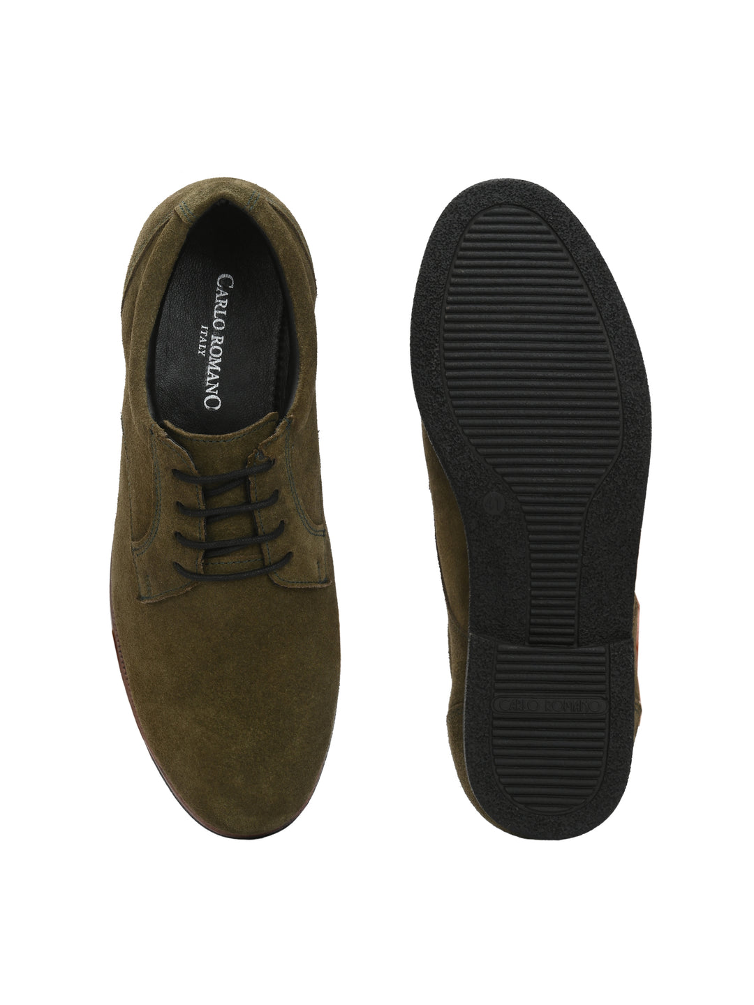 CARLO ROMANO BY WASAN  SUEDE LEATHER LACE UP SHOES FOR MEN