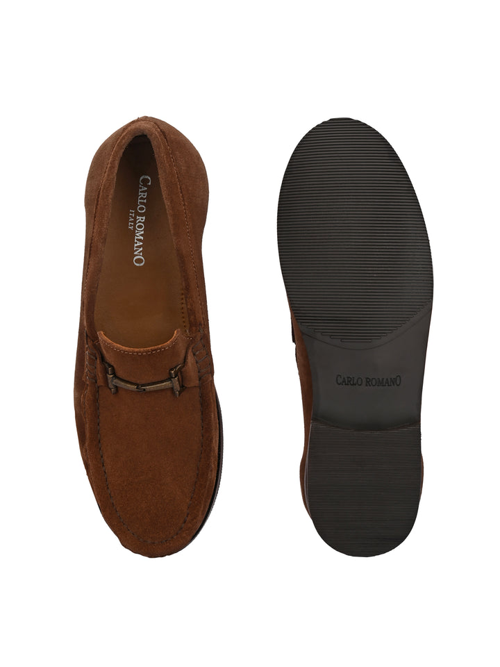CARLO ROMANO by Wasan Shoes Men's Genuine Suede Leather Slip On Casual Shoe