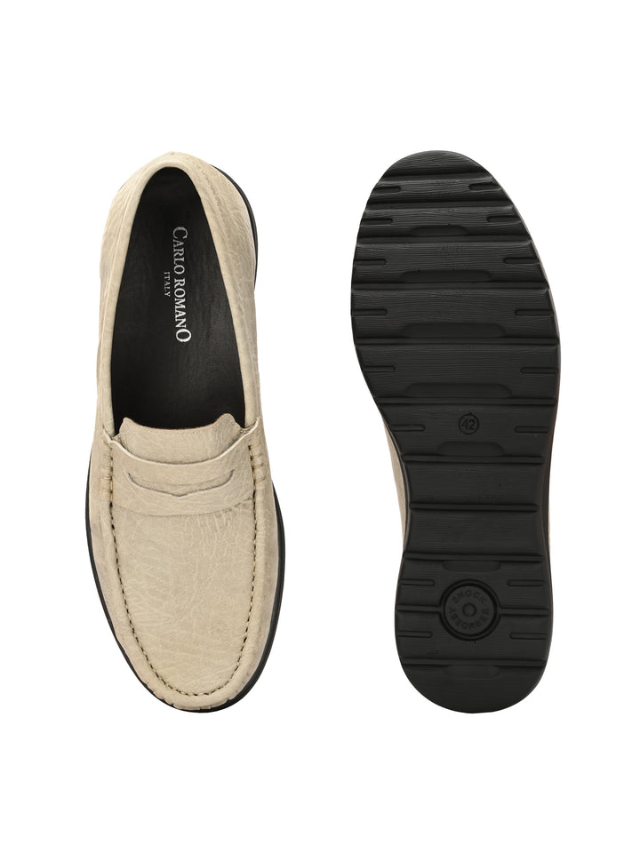 CARLO ROMAO BY WASAN MEN'S ITALIAN VEGAN LEATHER MOCCASIN SHOE