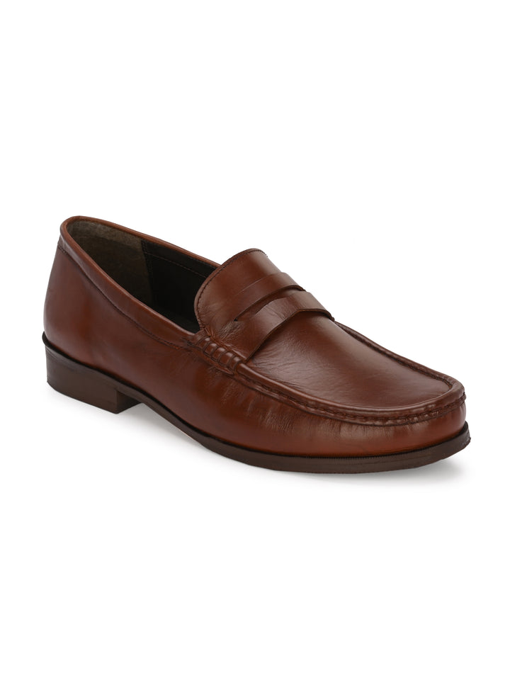 Men's Genuine Leather Slip On moccasin loafer shoes for men